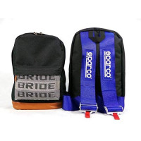 Рюкзак Bride Sparco синий, низ кожа Рюкзак Bride Sparco синий, низ кожа